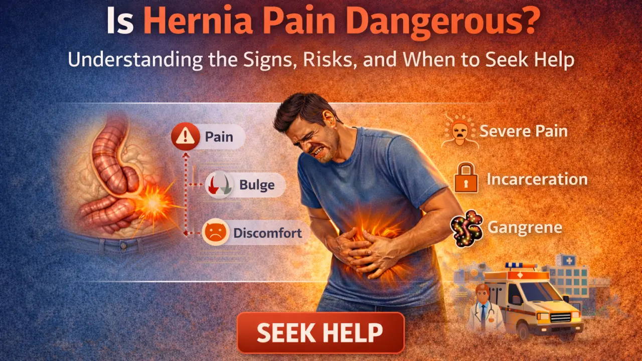 Is Hernia Pain Dangerous? Signs, Risks & When to See a Hernia Surgeon